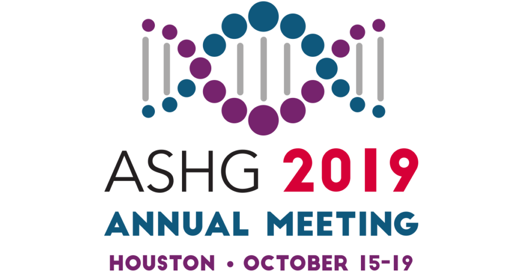 American Society of Human (ASHG) Annual Meeting 2019 Genomes